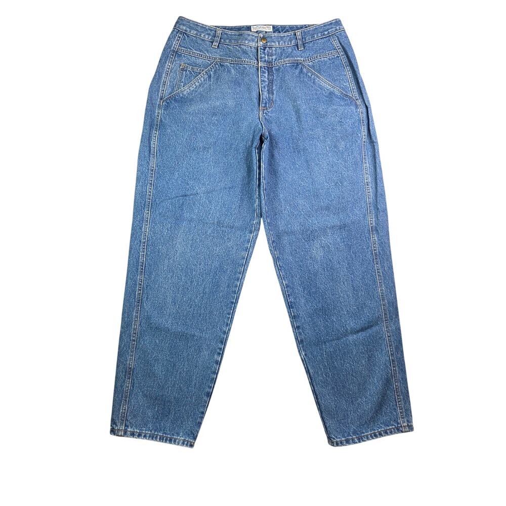 Vintage Liz Claiborne Elisabeth Jeans Womens 18 Blue High Rise Tapered Mom Y2K